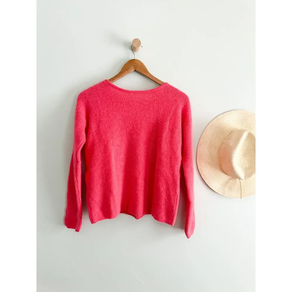 Sezane Gaspard Button-Front Cardigan in Capucine - Picture 8 of 9